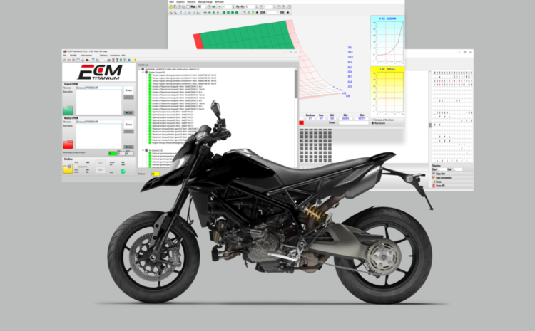  Remapeamento com KESS3 Ducati Hypermotard, Scrambler e Supersport com Continental M4C ECU.